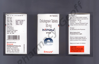 Instgra (Dolutegravir) - 50mg (30 Tablets)