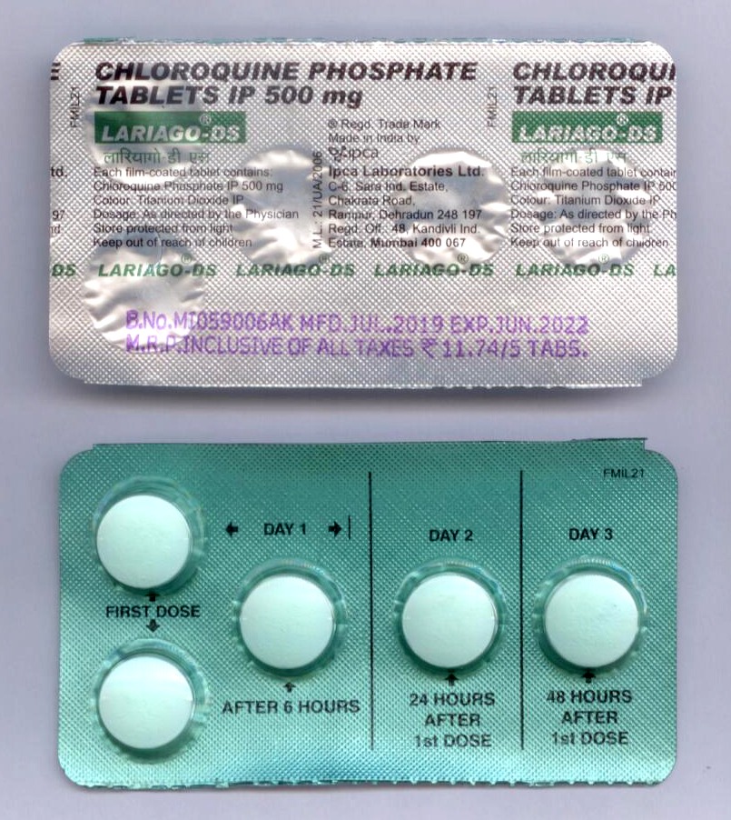 Lariago-DS (Chloroquine) - 500mg (100 Tablet)