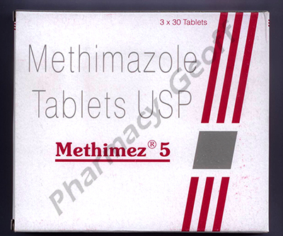 Methimez (Methimazole) - 5mg (3 x 30 Tablets)