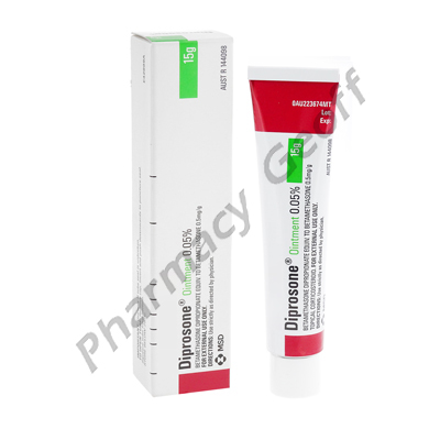 Diprosone Ointment (Betamethasone Dipropionate) - 0.05% (15g Tube)