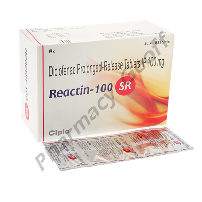 Reactin-100 SR (Diclofenac Sodium) - 100mg (10 Tablets)