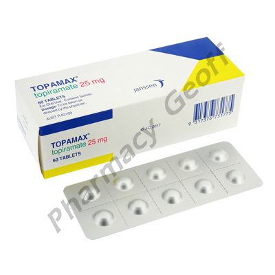 Topamax (Topiramate) - 25mg (60 Tablets)