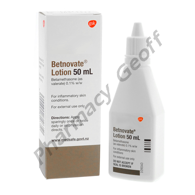 Betnovate Lotion (Betamethasone Valerate) - 0.1% (50mL Bottle)