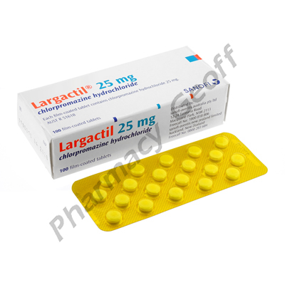 Largactil (Chlorpromazine Hydrochloride) - 25mg (100 Tablets)