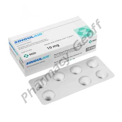 Singulair (Montelukast Sodium) - 10 mg (28 Tablets)