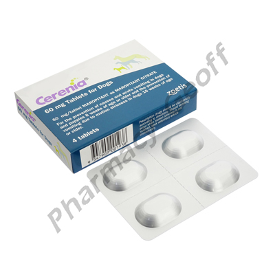 Cerenia (Maropitant) - 60mg (4 Tablets)(Blue)