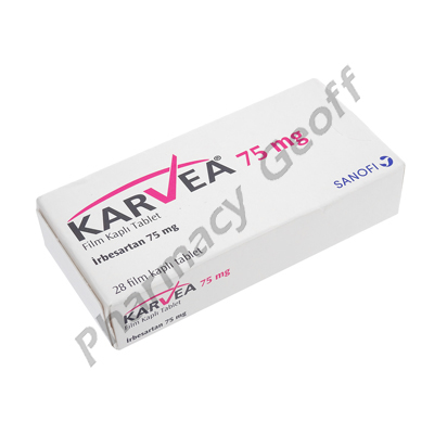Karvea (Irbesartan) - 75mg (28 Tablets)