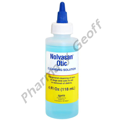 Nolvasan Otic Cleansing Solution (Isopropanol) - 4oz (118mL)