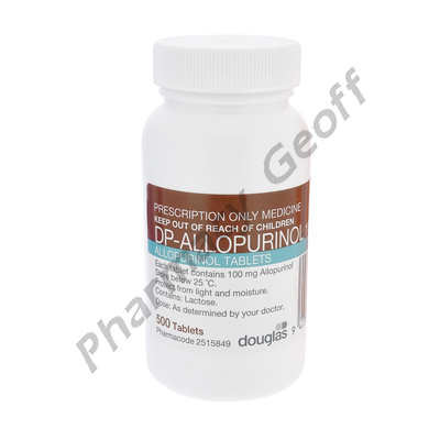 DP-Allopurinol (Allopurinol) - 100mg (500 Tablets)