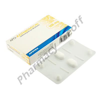 Apo-Azithromycin (Azithromycin Dihydrate) - 500mg (2 Tablets)