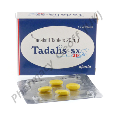 Tadalis SX (Tadalafil) - 20mg (4 Tablets)