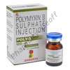 POLY-B Injection (Polymyxin B Sulphate) - 500000U (1 Vial)