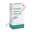 Ventolin Inhaler (Salbutamol) - 100mcg (200 Doses)(Turkey)