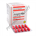 Ampicillin (Ampicillin) - 500mg (10 Capsules)